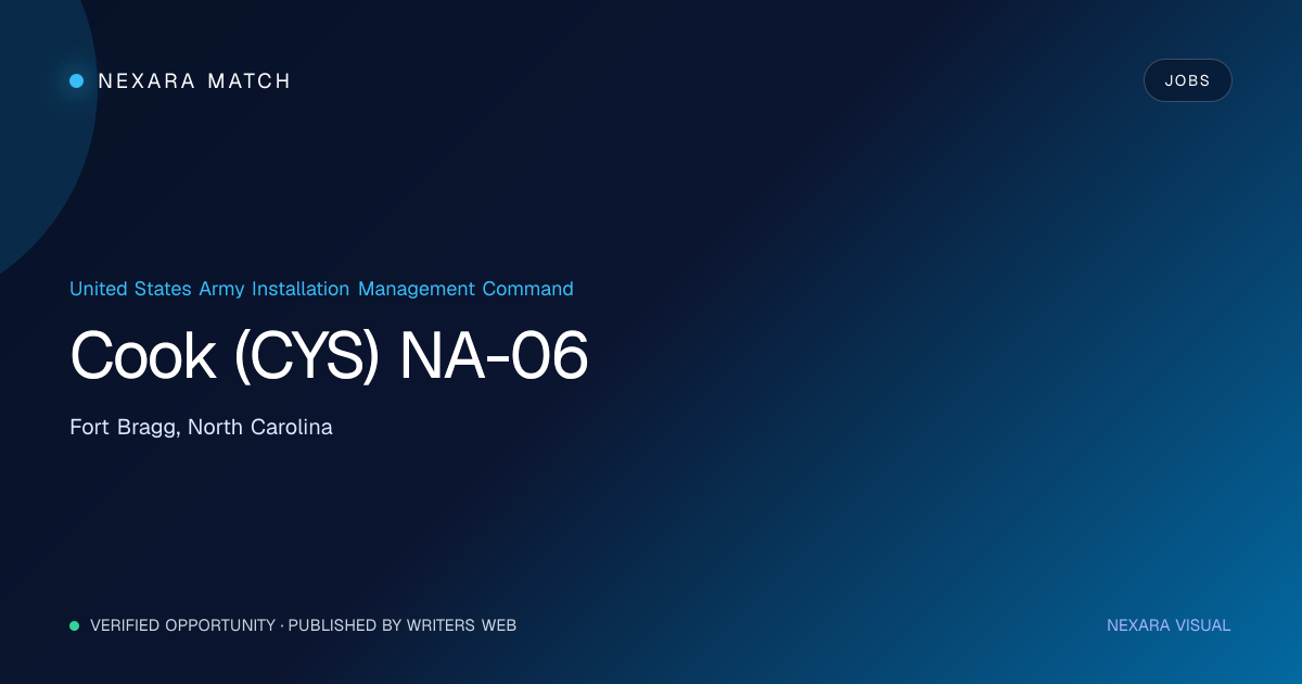 Cook (CYS) NA-06 NEXARA Match opportunity visual