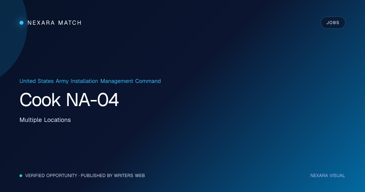Cook NA-04 NEXARA Match opportunity visual