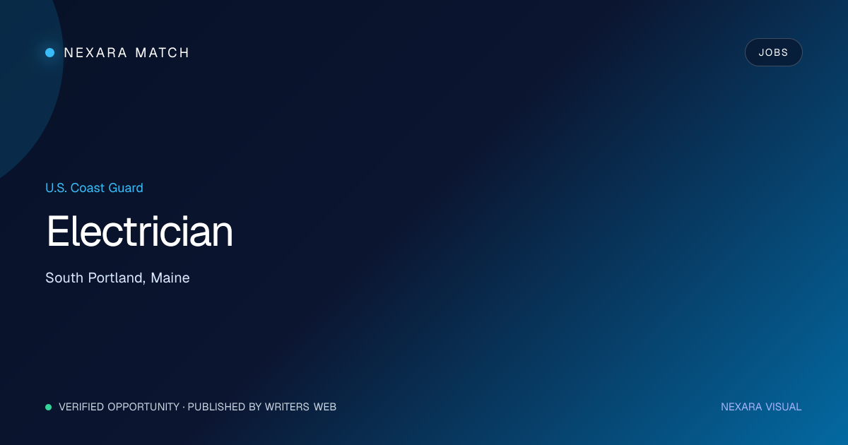 Electrician NEXARA Match opportunity visual