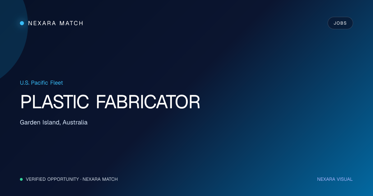 PLASTIC FABRICATOR NEXARA Match opportunity visual